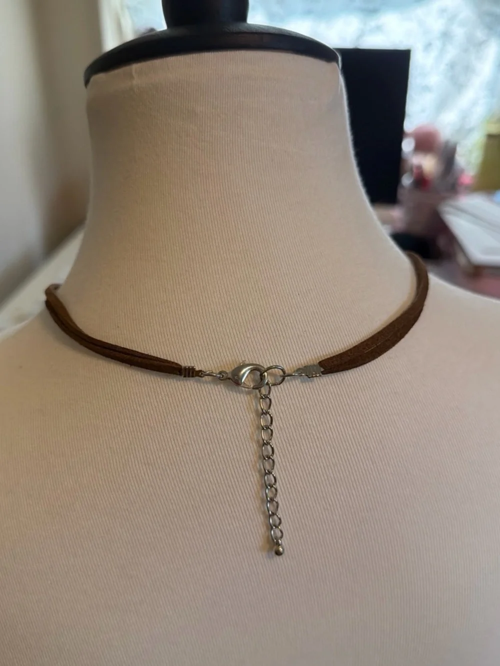 Handcrafted Brown Shell Statement Necklace
